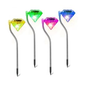 Decorative Light Solar Lamp for Garden Patio Yard Walkway (Color: Style B, type: 4 PCS)